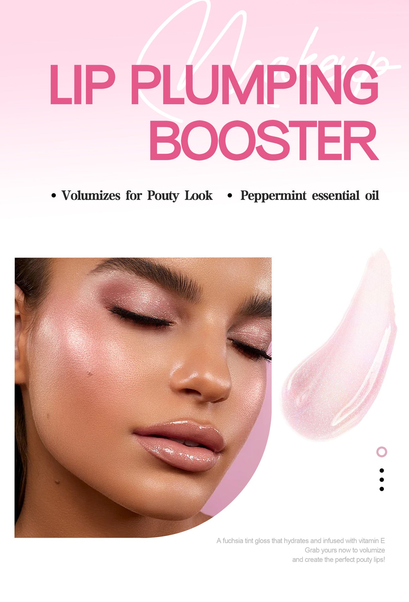 Makeup Lip Plumping Booster Moisturizing Lip Gloss