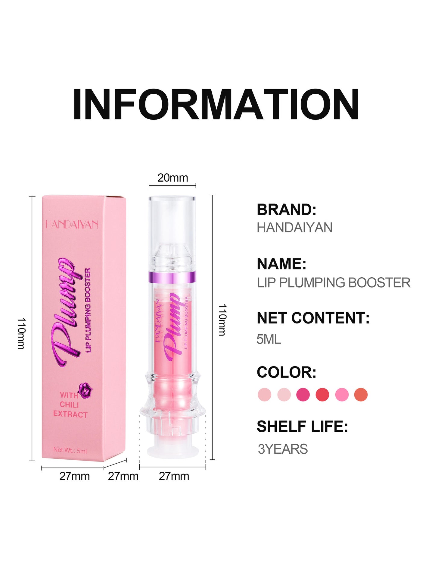 Makeup Lip Plumping Booster Moisturizing Lip Gloss