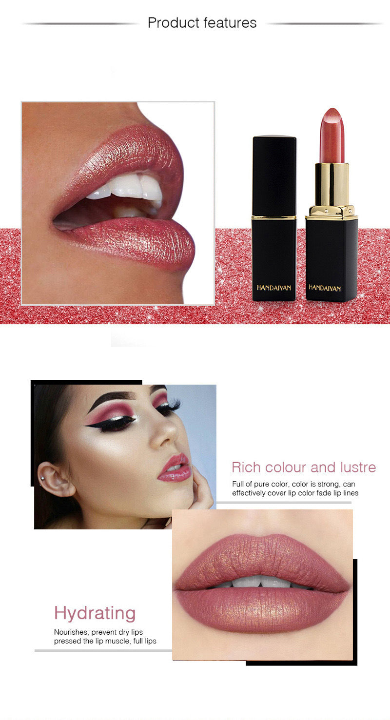 Sensational Lip Make Up Hydrating Metallic Lipstick